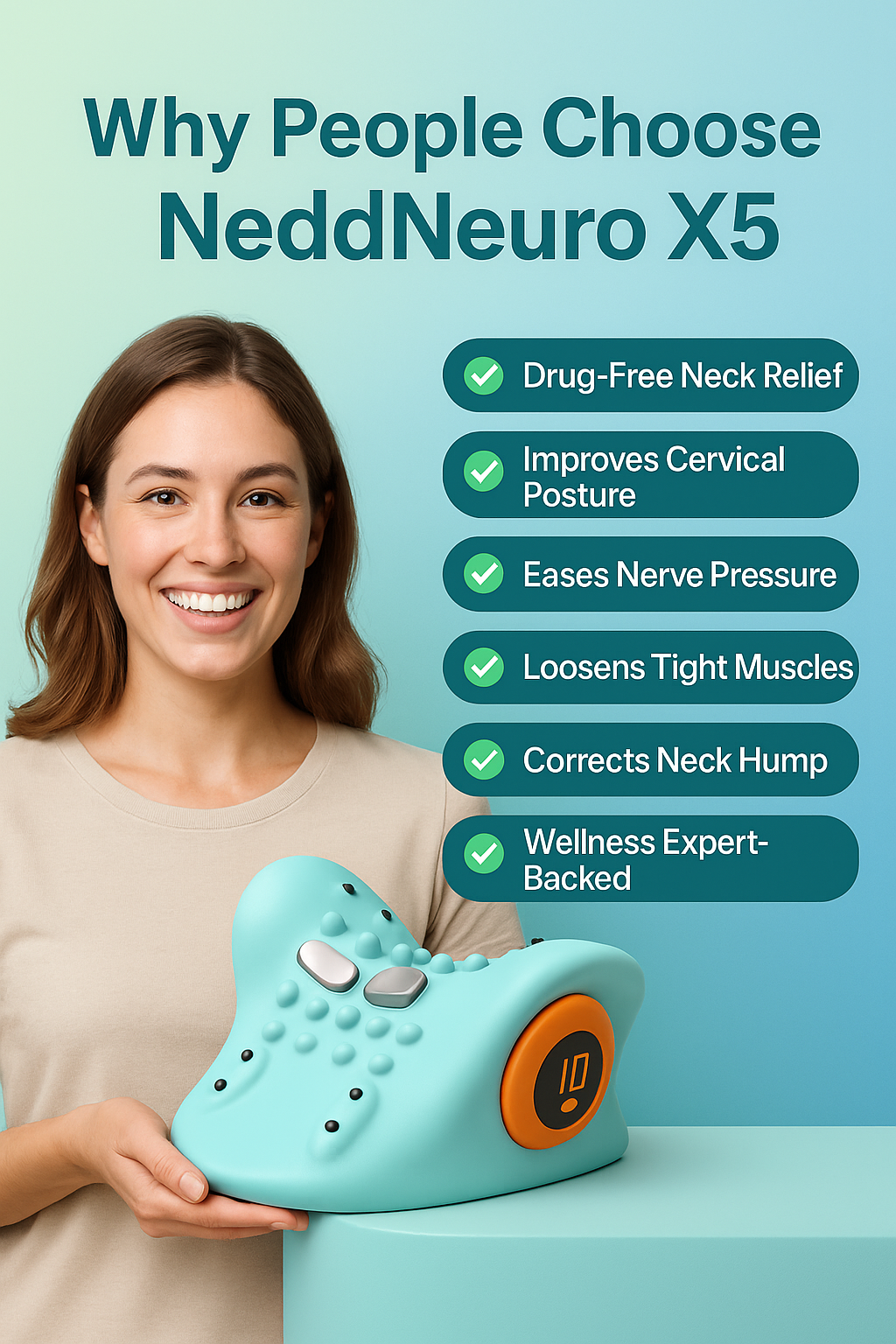 Nedd Innovations NeddNeuro X5 Neck Massage Tool