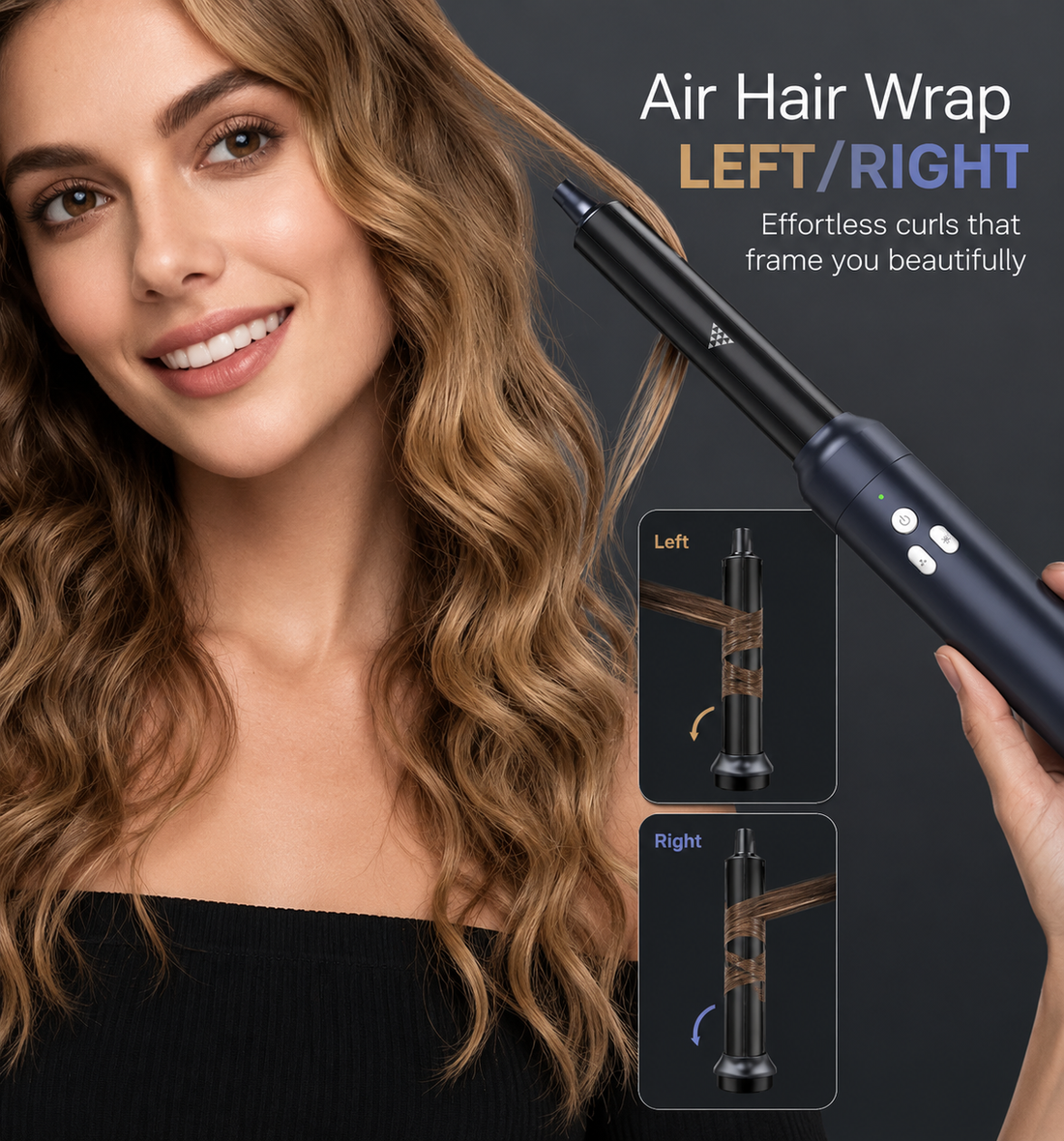 NeddVelox AirPro 8 — 8-in-1 High-Speed Air Styler with Auto-Wrap Curler