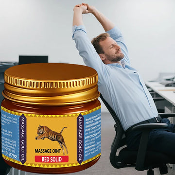 Tiger Balm Massage Ointment 50g - Multi-Joint Care for Knee/Elbow/Shoulder, Non-Sticky & Fast Absorption, Daily Use