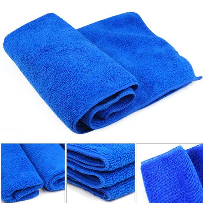 1-20Pcs Microfiber Towels Car Wash Drying Cloth Towel Household Cleaning Cloths (SHIPPED SEPARATELY)